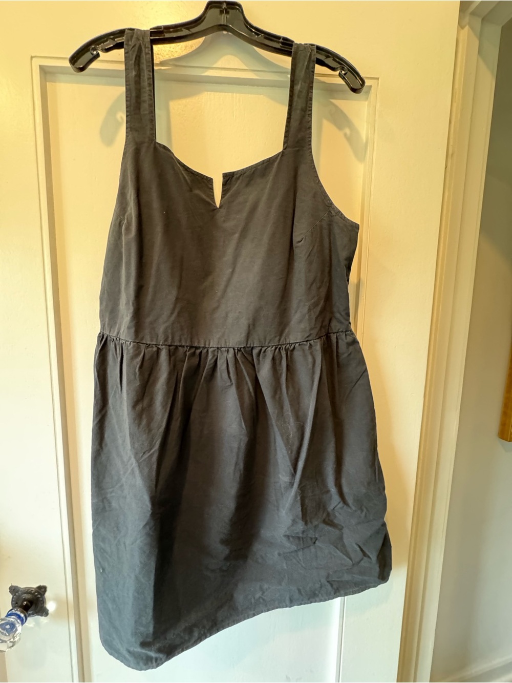 Nation LTD Solie Simple Black Sleeveless Cotton Dress